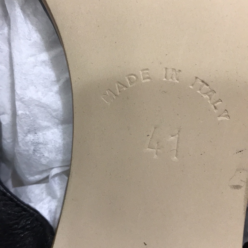 Open Toe Leather Mules - image 7